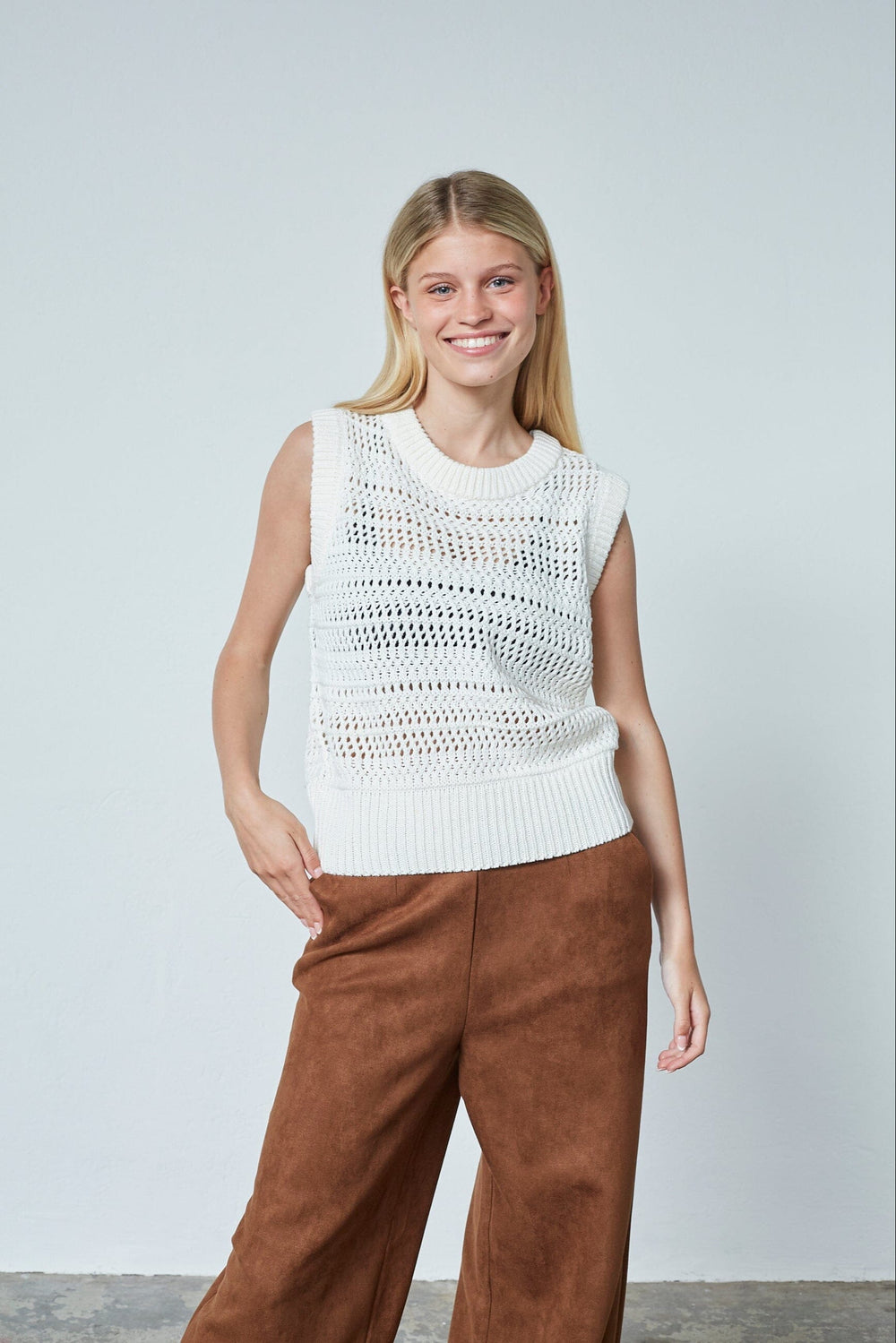 Sisters Point - Helta-Ve 19026 - 115 - Cream Strikbluser