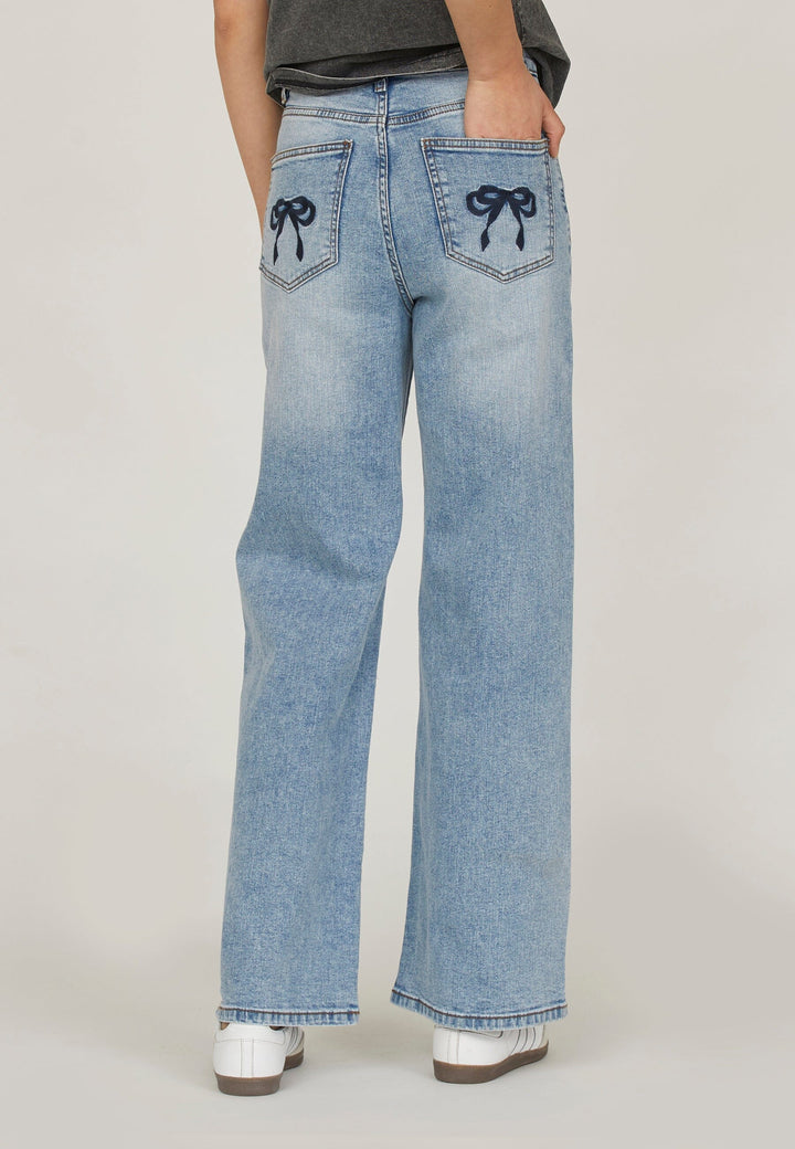 Sisters Point - Owi-W.Je9 - 410 L. Blue Wash/Navy Jeans 