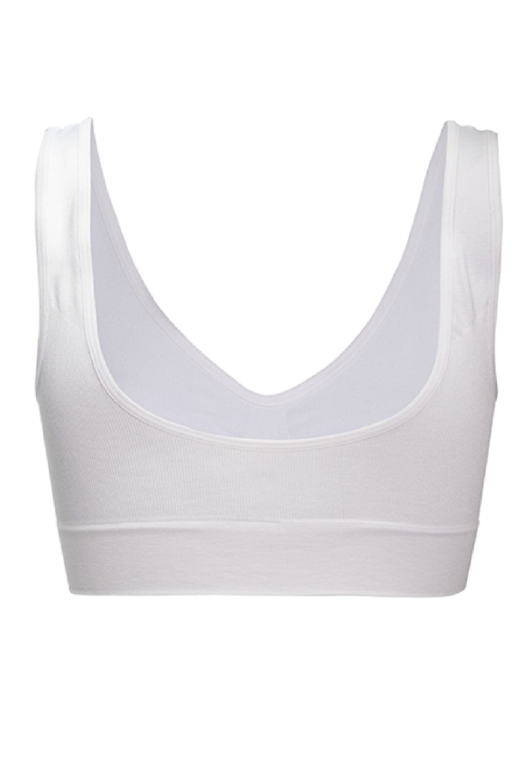 Soft basic - Haily Bra top wide strap 2 pak - white BH 