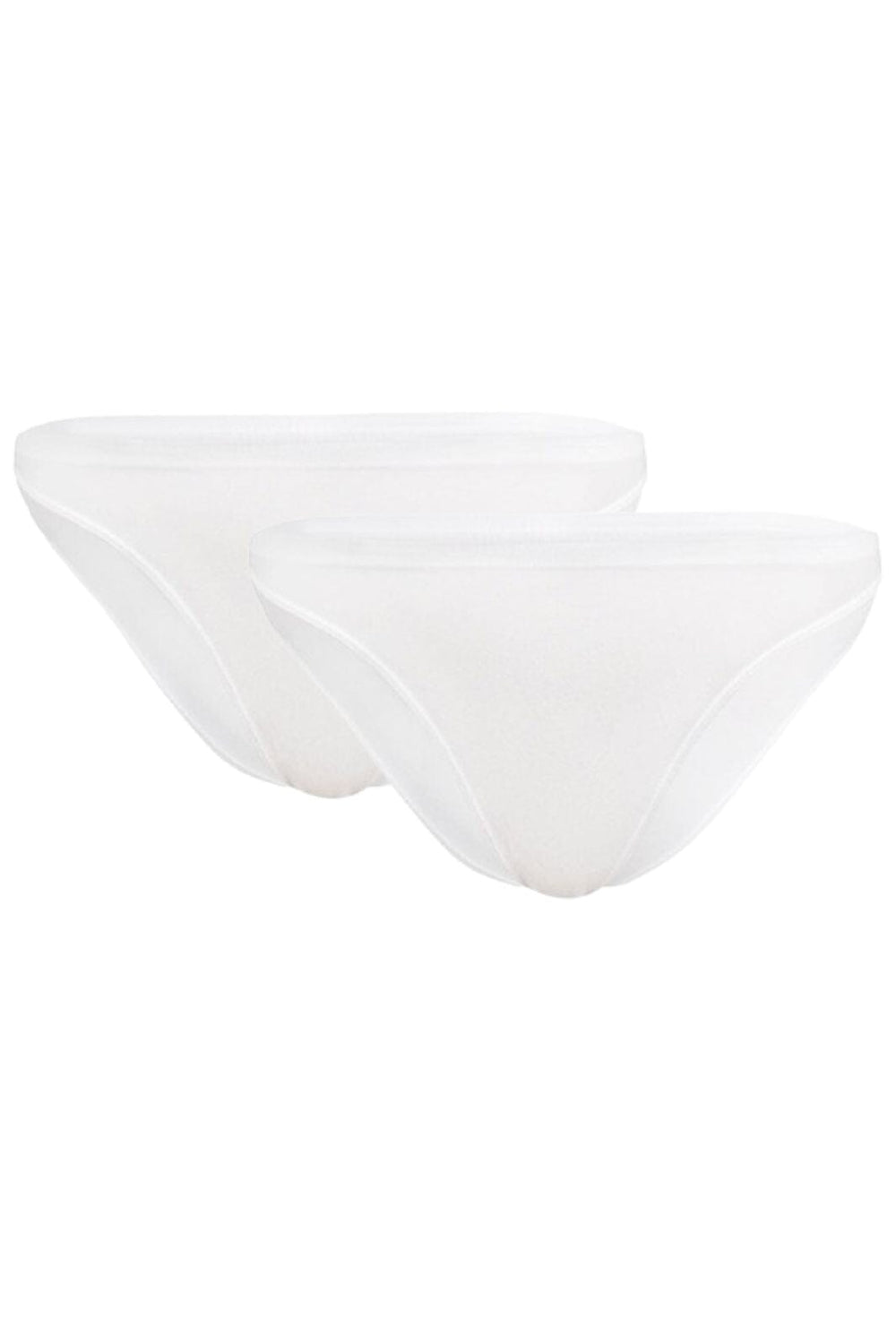 Soft basic - Haily Brief 2 pak - white Trusser