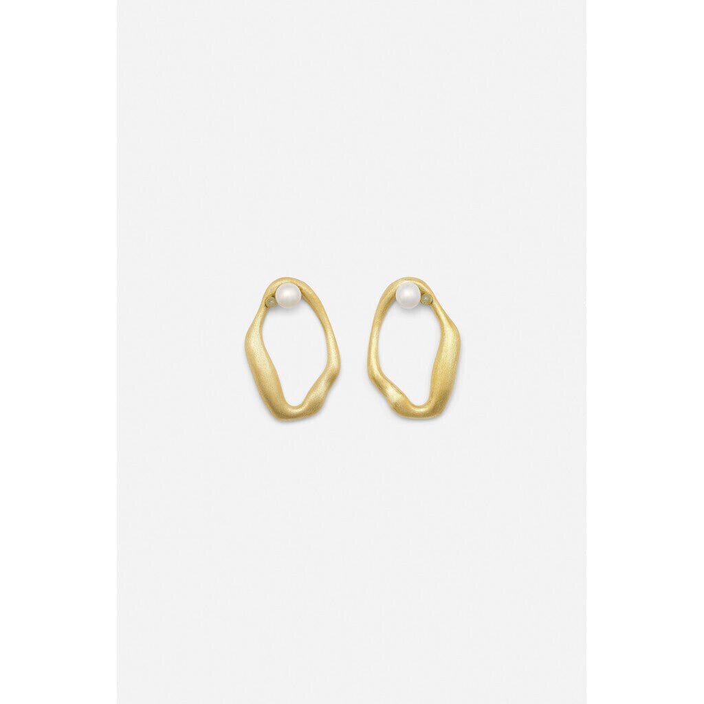 Sorelle Jewellery - Flow Earring - Forgyldt Øreringe 