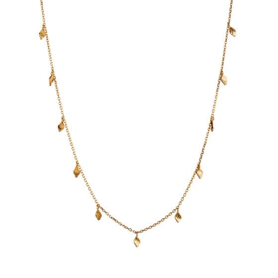 Stine A - Tout Petit Ile De L'Amour Necklace Gold - 2030-02-Os Halskæder 