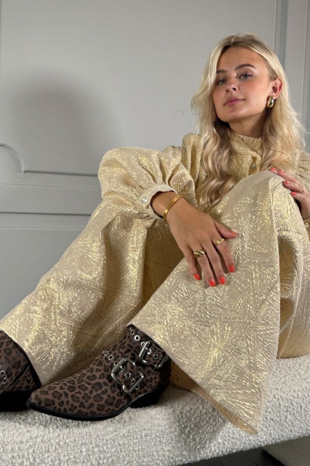 Stories From The Atelier By Copenhagen Shoes - Thinking Pants - 0051 Gold Bukser