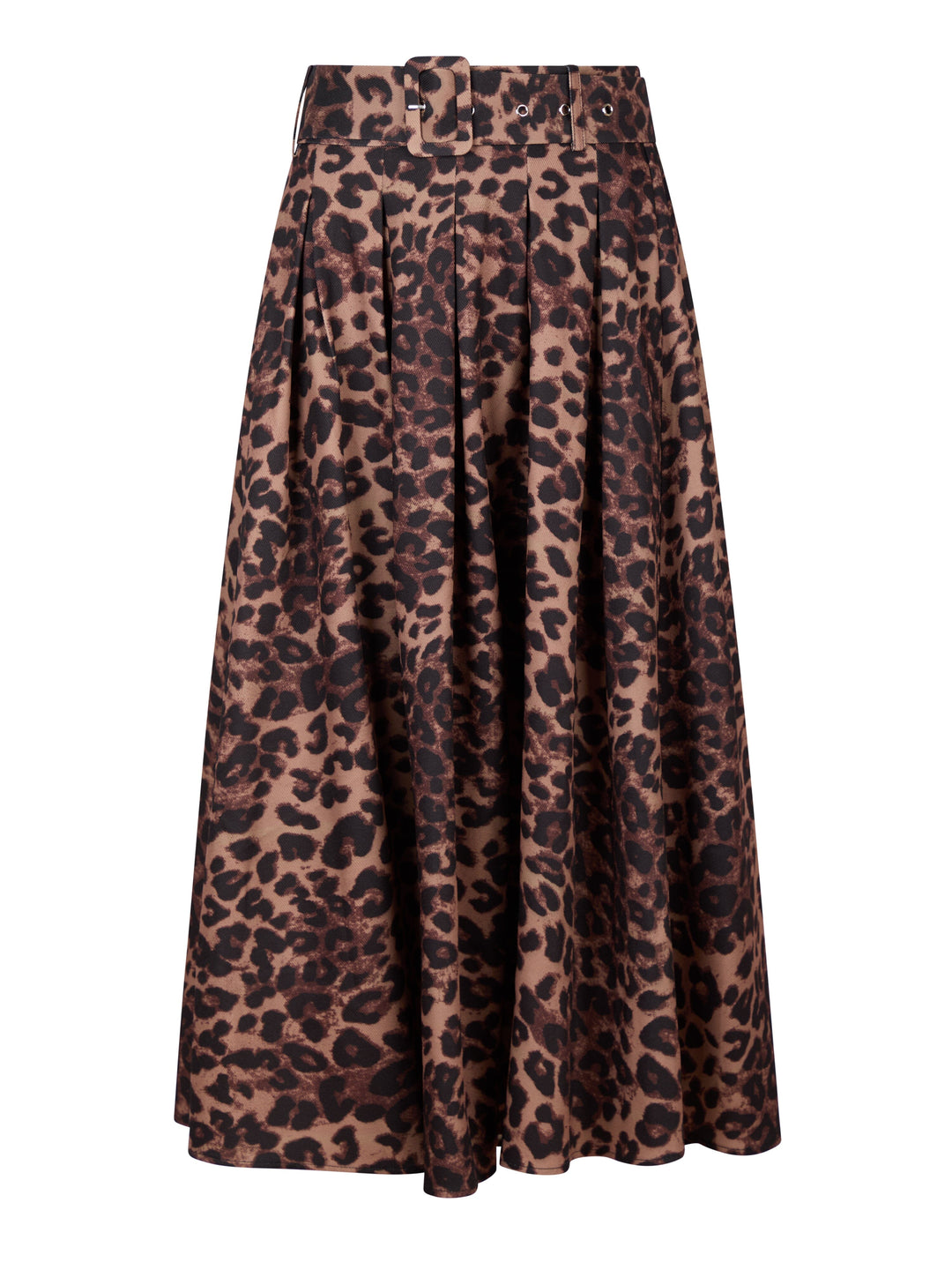 Valentin Studio - Pleated Leo Skirt - Leopard Nederdele