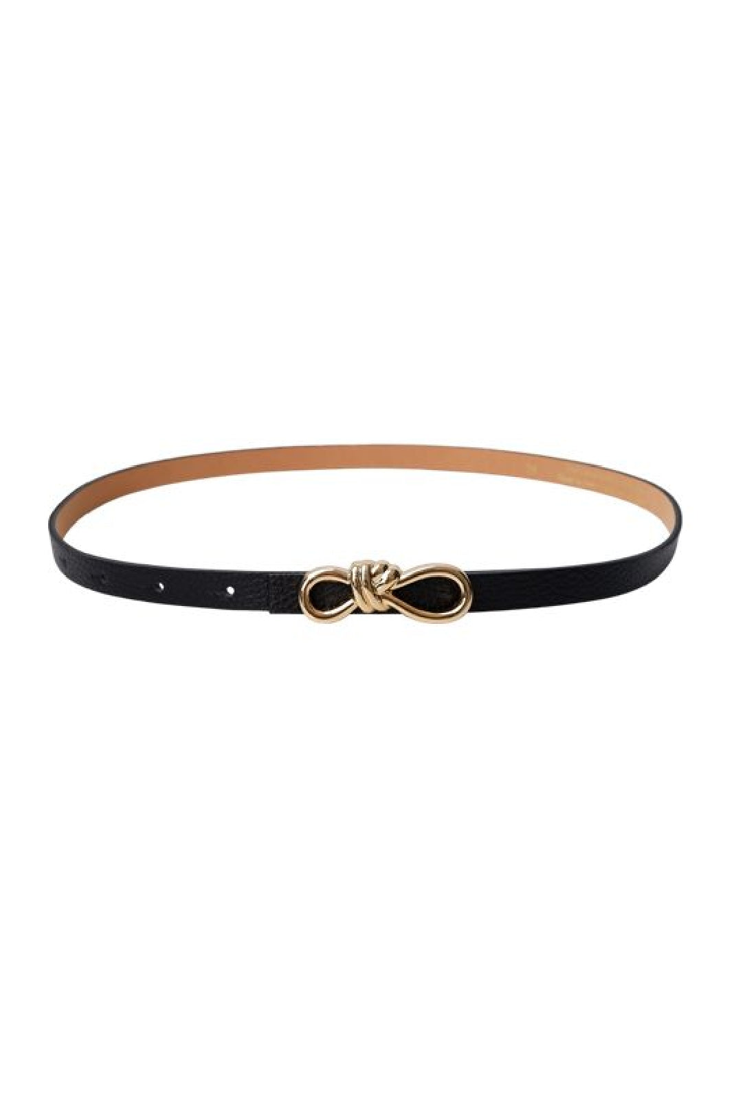 Black Colour - Bcsophy Bow Belt 10321 - Black