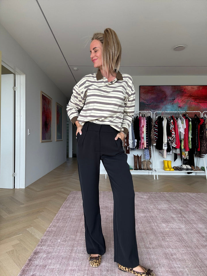 Valentin Studio - Pretty Pants Wide - Black Bukser