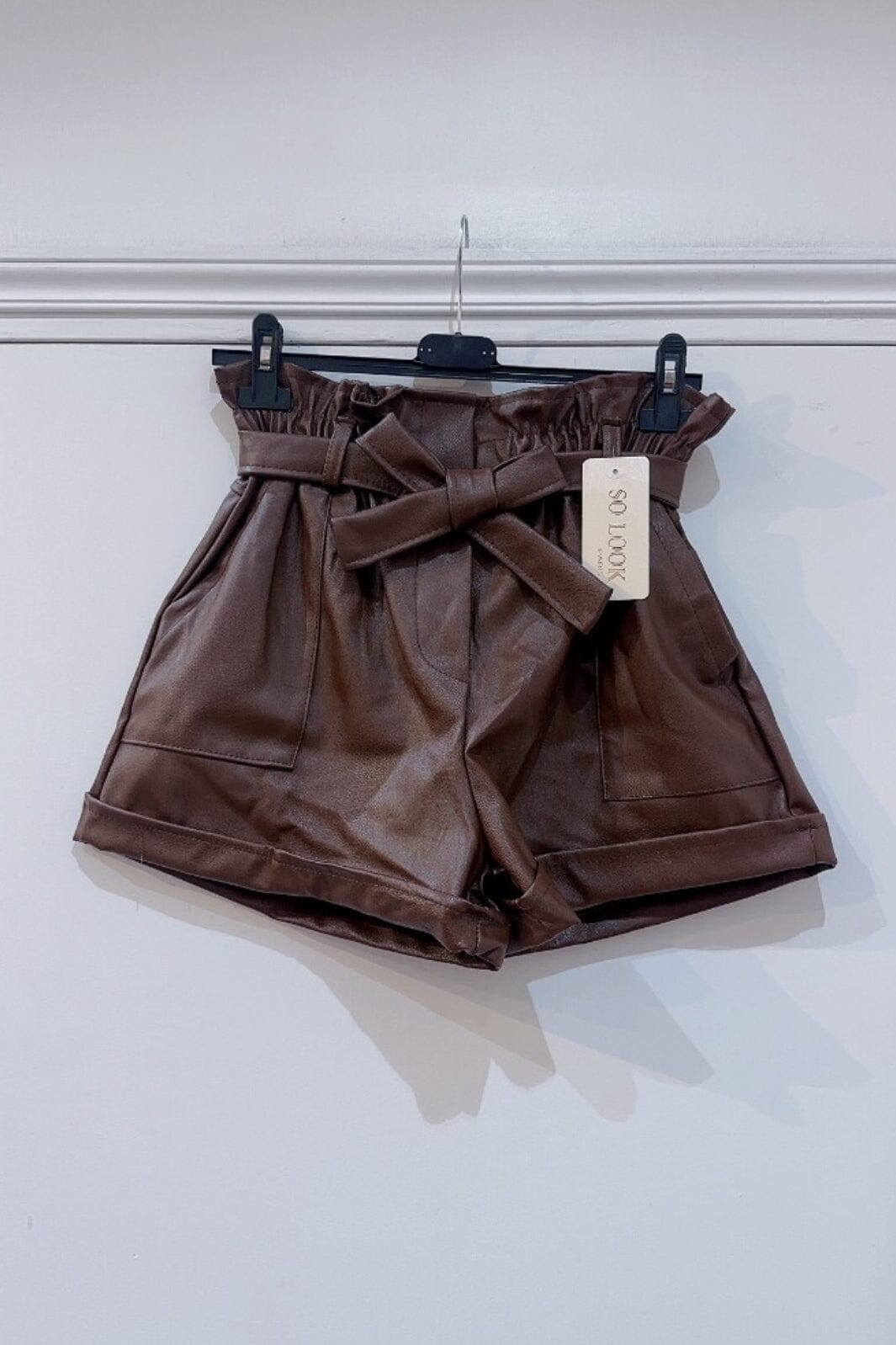 A-bee - Shorts 3652 - Dark Brown Shorts 