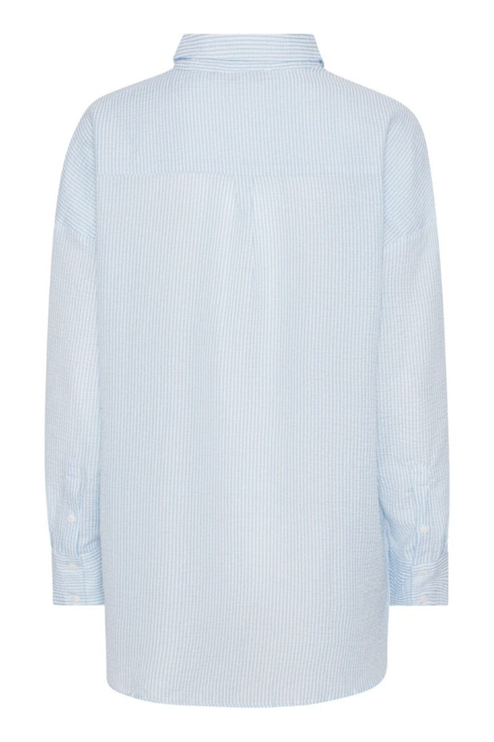 A-View - Sonja Shirt - 112 Blue/White Stribe Skjorter 