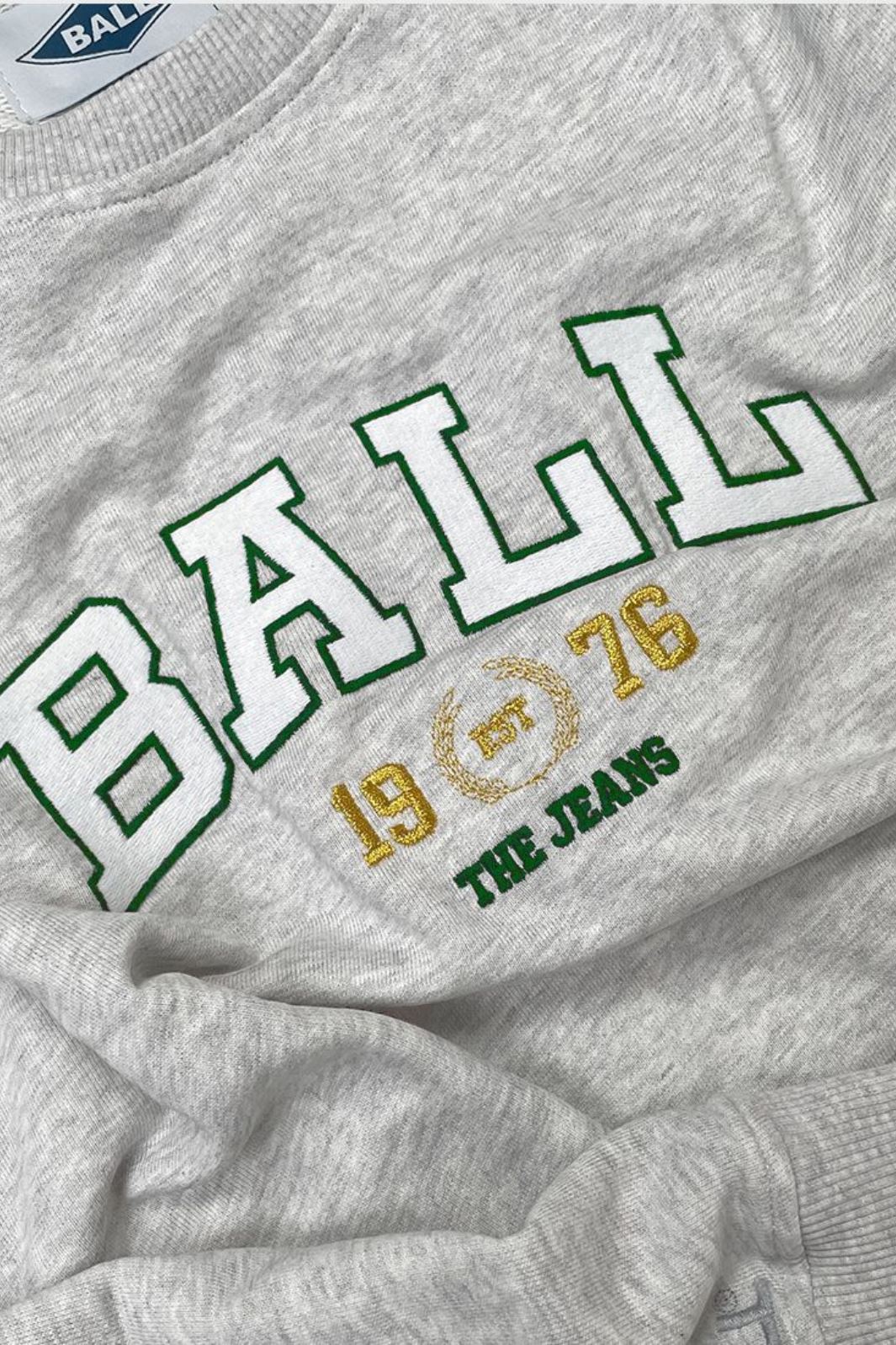 Ball - Sweatshirt L. Taylor - White Melange Sweatshirts 