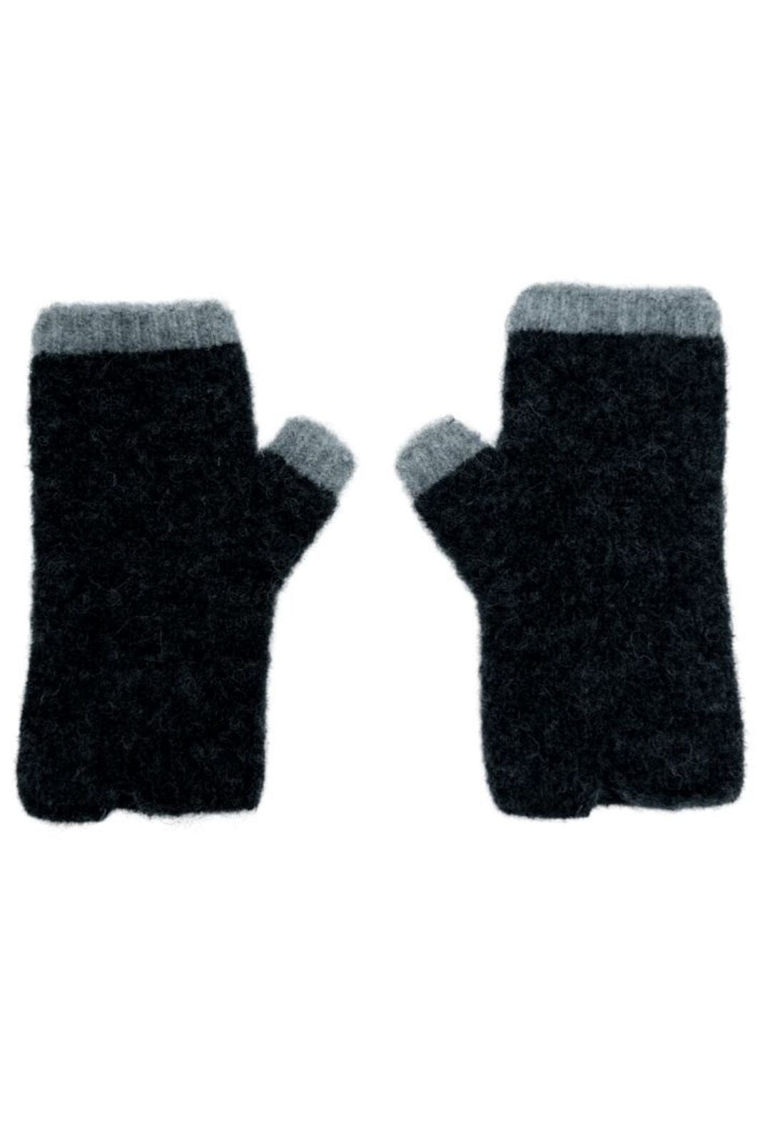 Black Colour - Bcginger Short Handwarmers - Dark Grey Handsker & vanter 