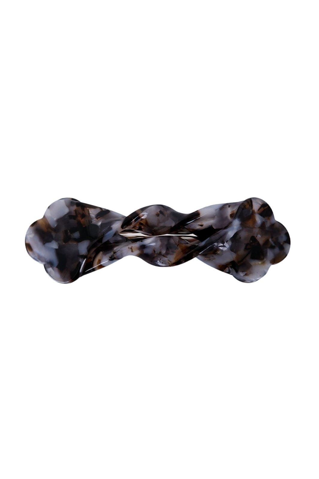 Black Colour - Bcstacy Twisted Barette Hair Clip - Brown Multi Hårspænder 