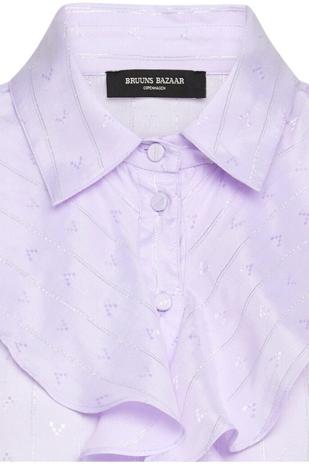 Bruuns Bazaar - Bilberry Daiva shirt - Purple Heather Skjorter 