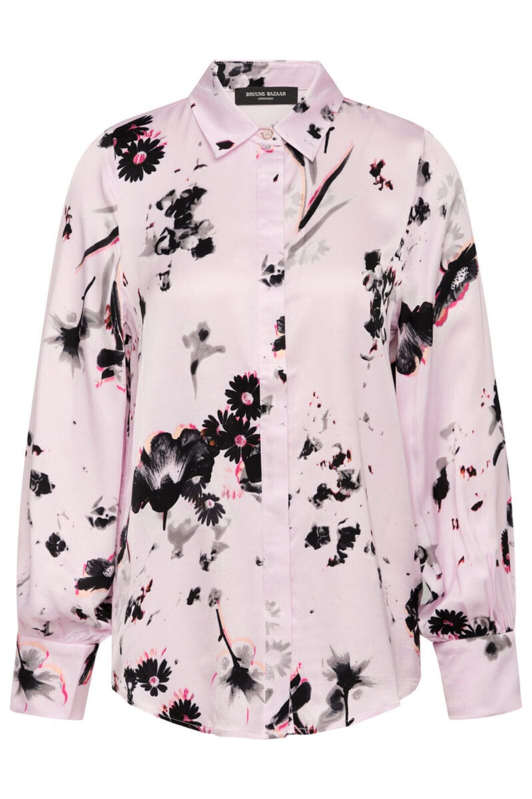 Bruuns Bazaar - FloretBBNaiva shirt - Light pink AOP Skjorter 
