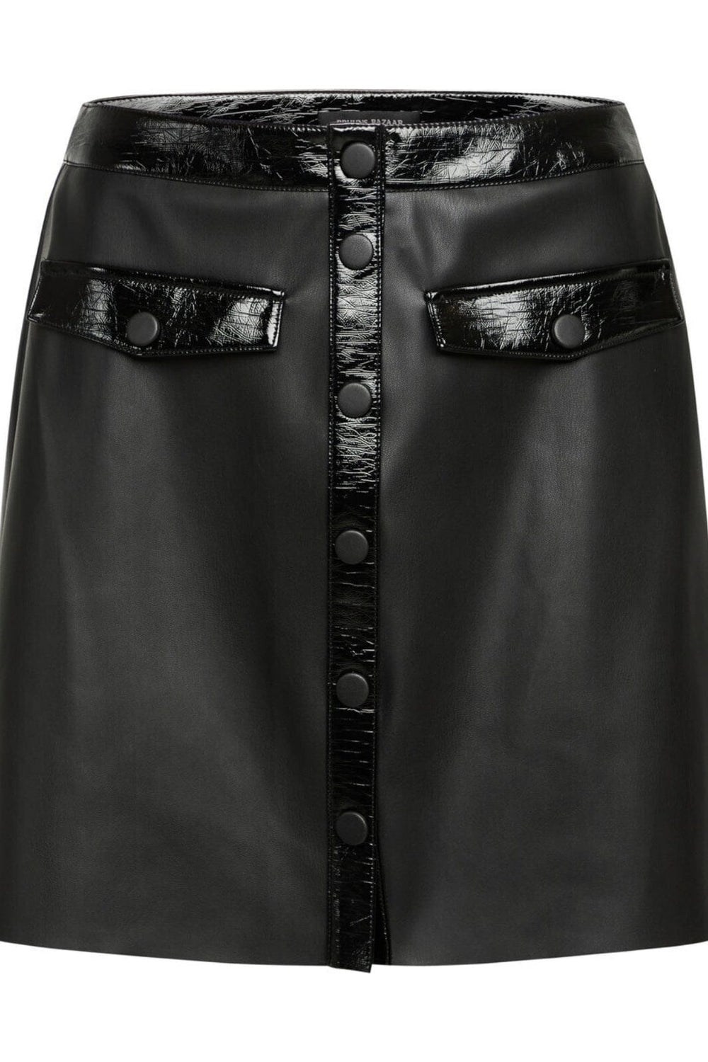 Bruuns Bazaar - Vegani Violettas skirt - Black Nederdele 