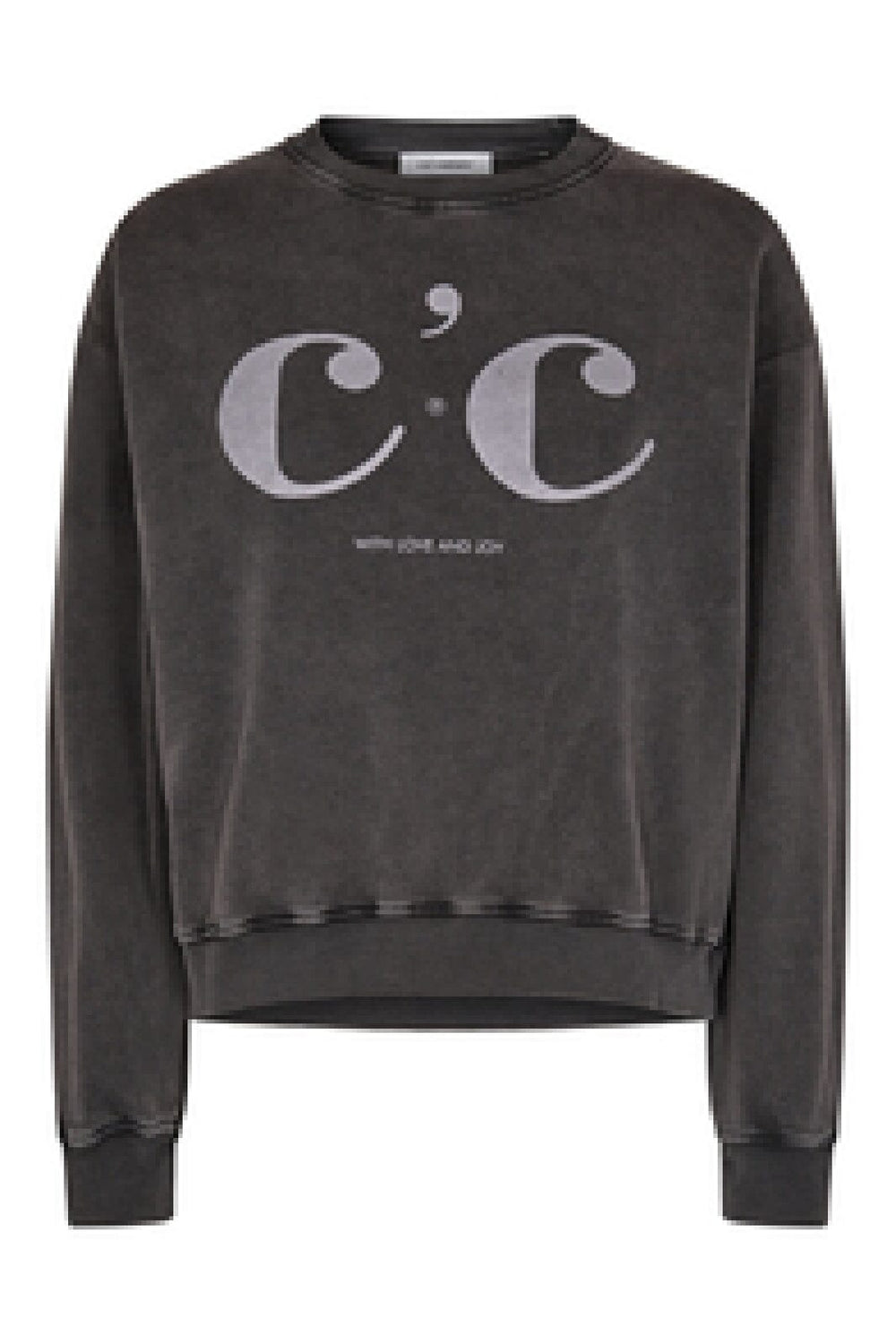 Co´couture - Cc Cleancc Sweat - 96 Black Sweatshirt 