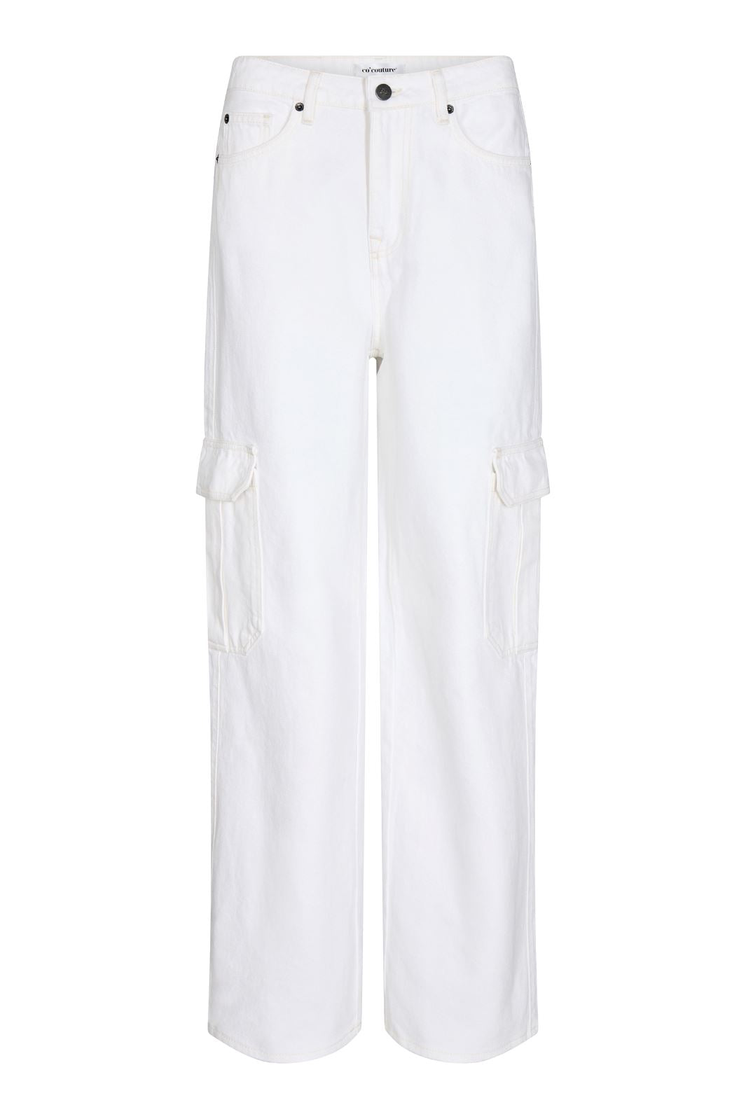 Co´couture - Vikacc Dye Pocket Pant - 4000 White Bukser