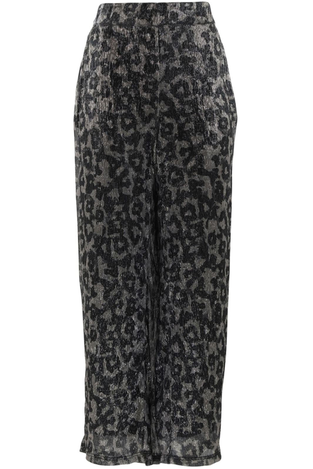 Continue - Lea Silver Leo - Foil Silver Print Bukser