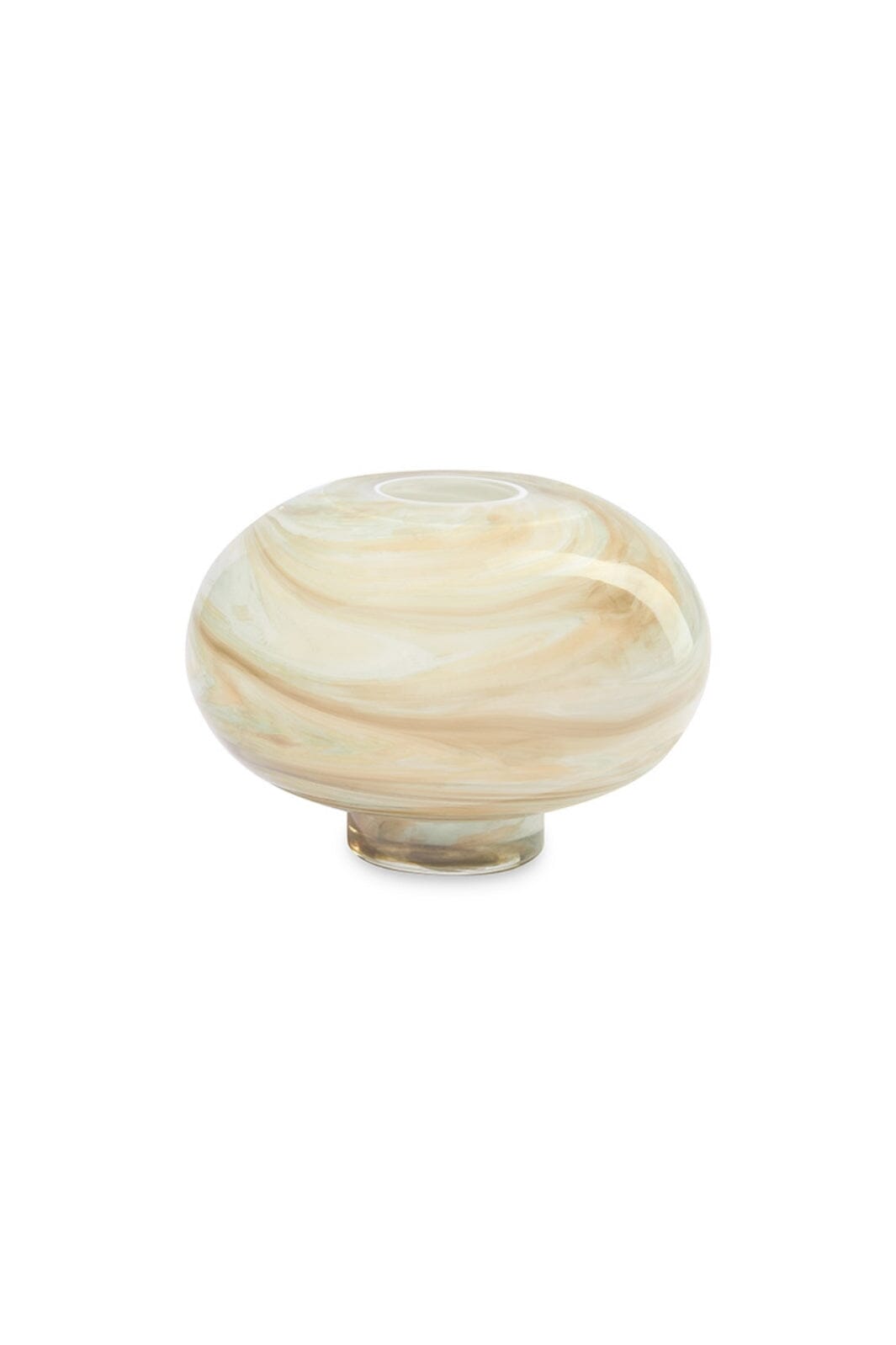 Eden Outcast - Twirl Marble Vase Mini - Yellow Vaser 