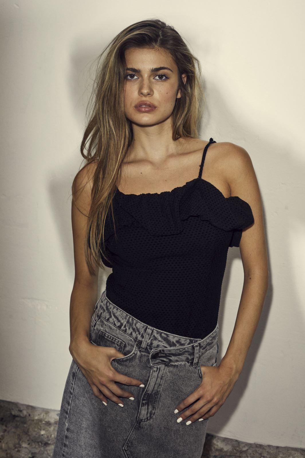 Forudbestilling - Co´couture - Jodycc Strap Body - 96 Black Toppe