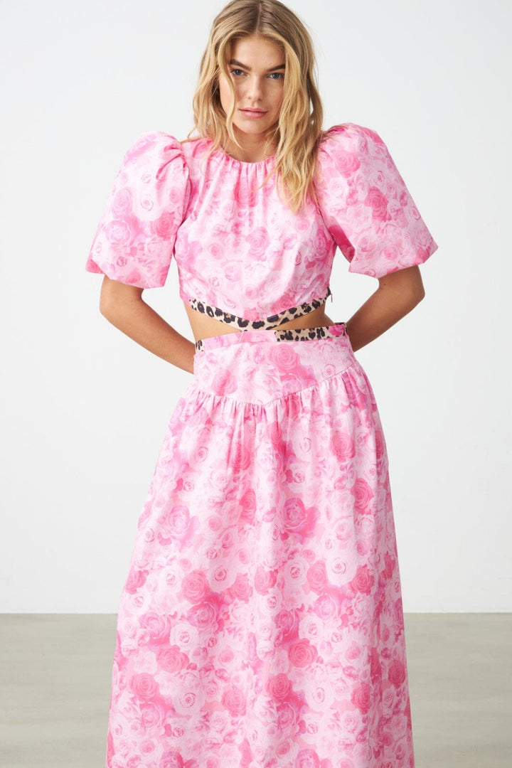 Forudbestilling - Cras - Lovisacras Dress - Pink Rosegarden Kjoler 