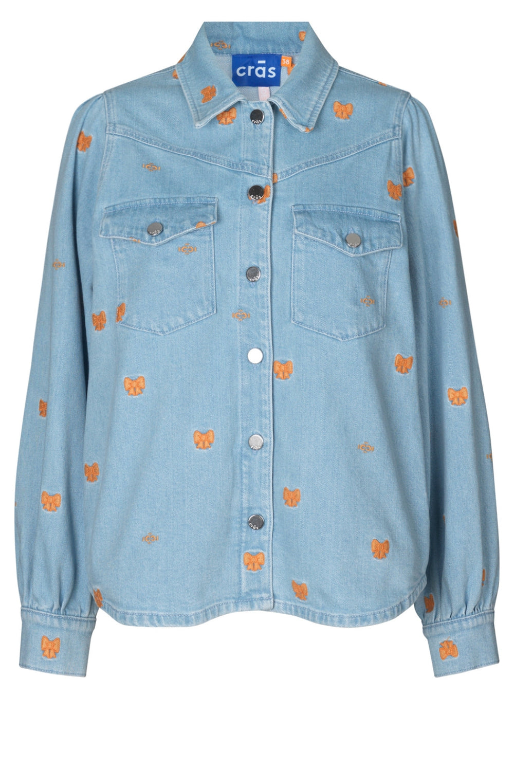 Forudbestilling - Cras - Patticras Shirt - Light Blue Bow (Januar) Skjorter