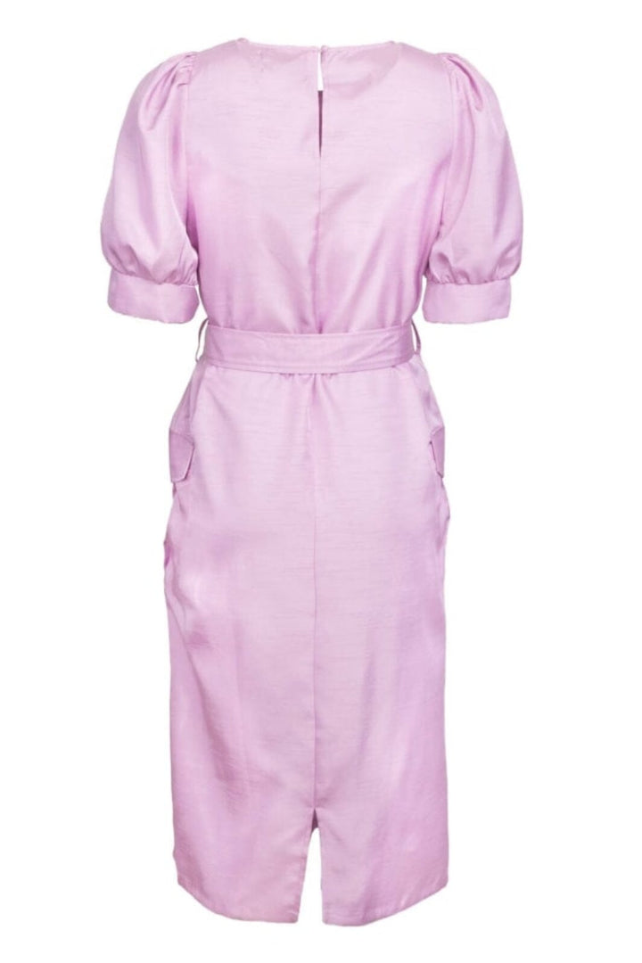 Forudbestilling - Liberte - Susan-Ss-Cargo-Dress - Lilac Pink Kjoler 