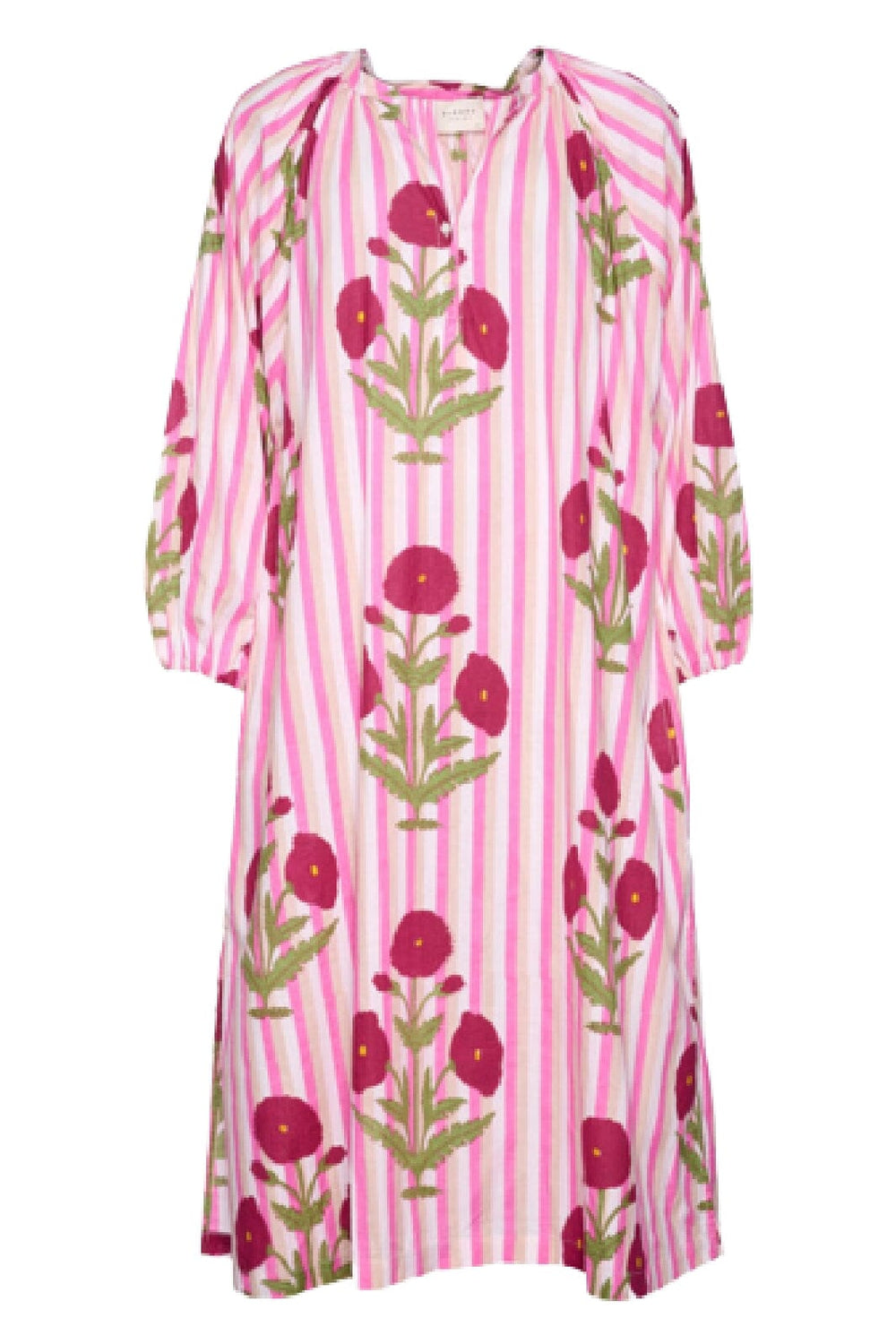 Forudbestilling - Sissel Edelbo - Lara Organic Cotton Dress - Poppy Rose (Maj/Juni) Kjoler