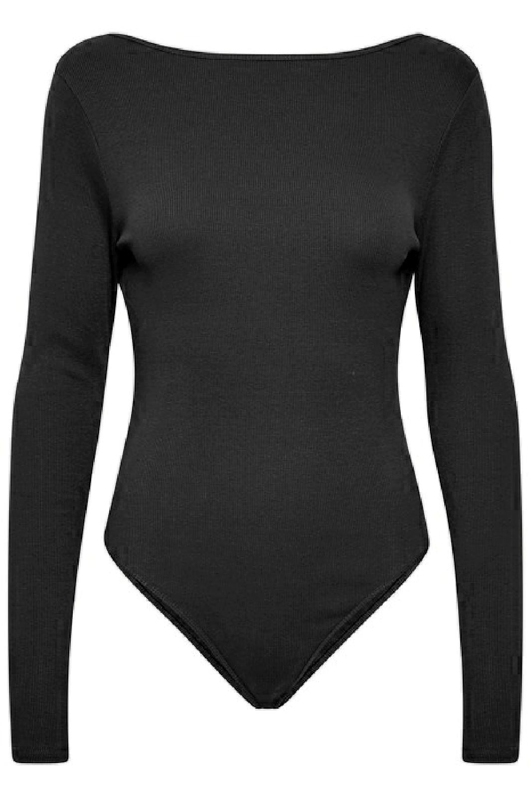 Gestuz - DrewGZ Ls Bodystocking - Black Bodystockings