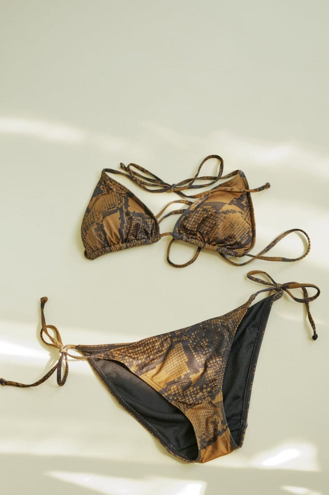 Gestuz | - PilGZ bikini bottom - 104532 - Brown snake print