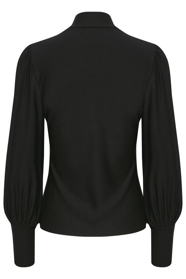 Gestuz - RifaGZ button blouse - Black Bluser 