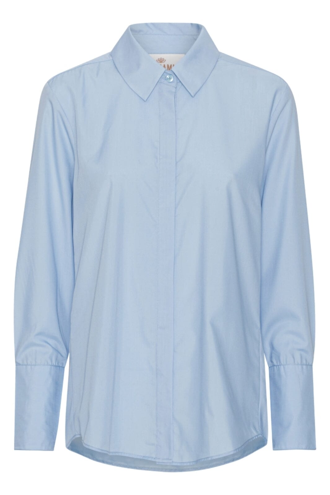 Karmamia - Martinez Shirt - Sky Blue Cotton Skjorter 