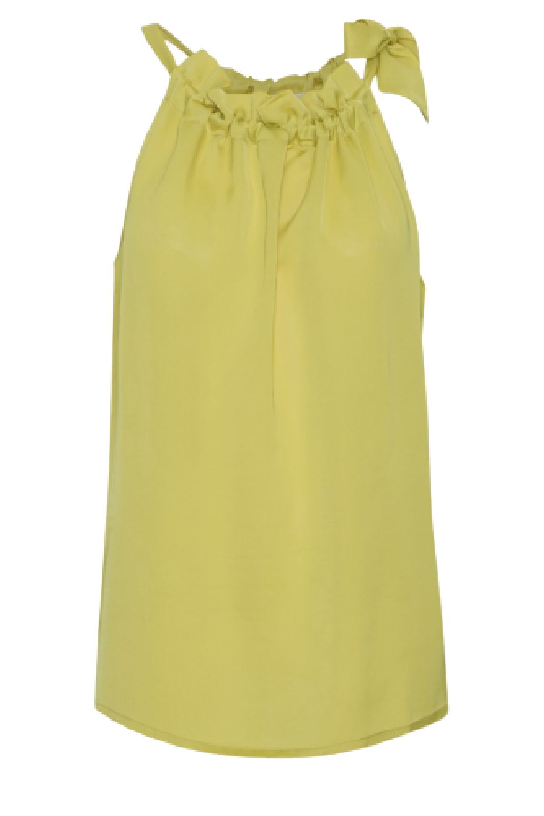 Karmamia - Ruffle Tie Top - Empire Yellow Toppe 