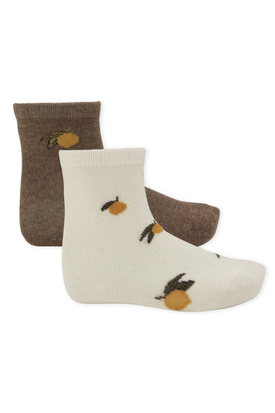 Konges Sløjd - 2 Pack Jacquard Socks - Lemon Strømper