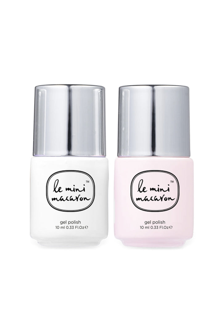 Le Mini Macaron - Le Frenchie - Fransk Manicure Nail Polishes