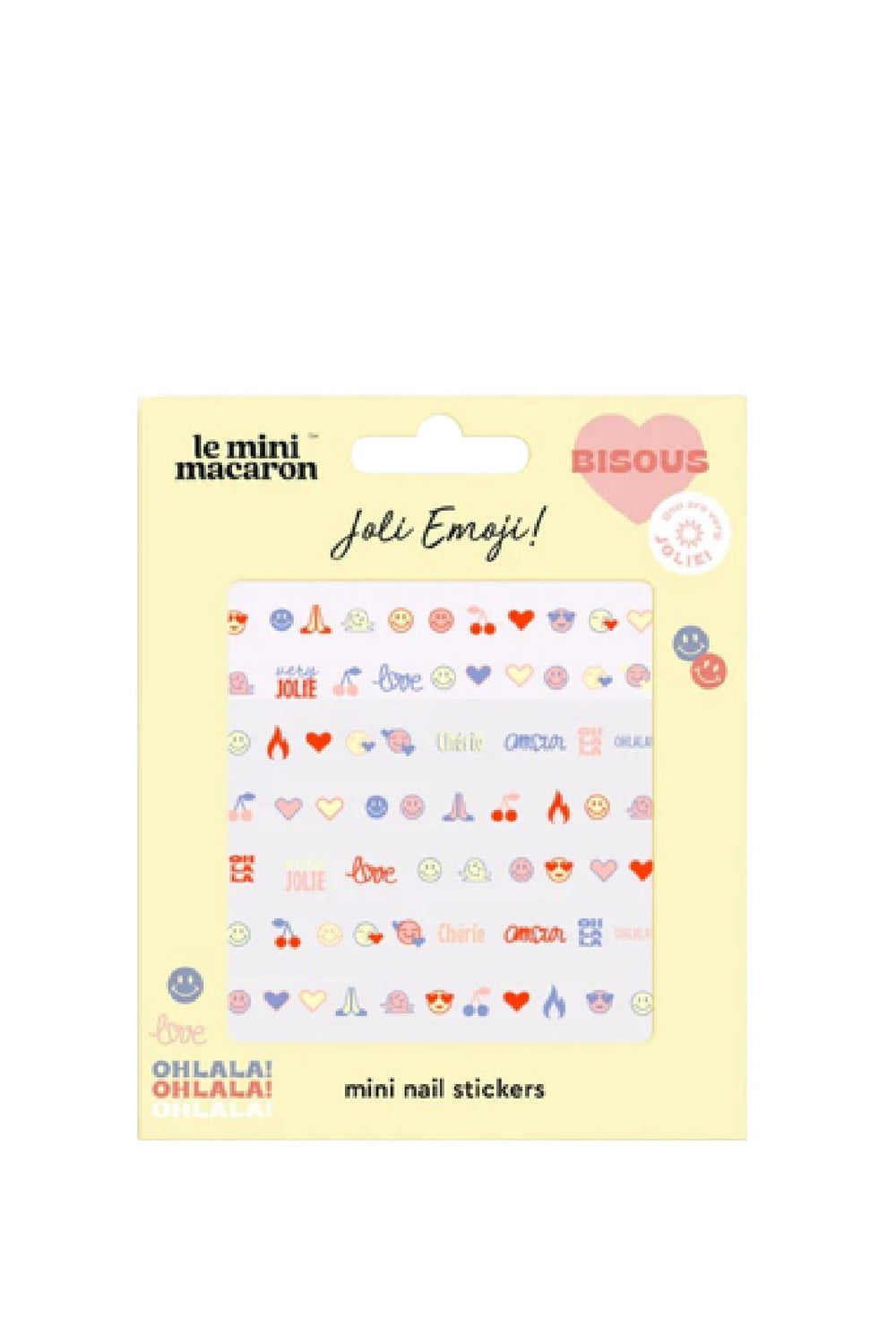Le Mini Macaron - Mini Nail Art - Jolie Emoji Negle ting 