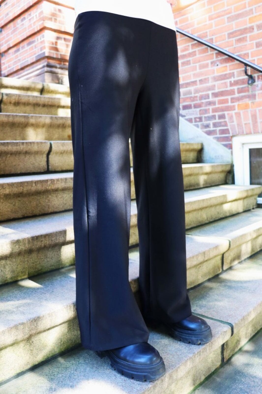 Liberte - Freddy Wide Pants 22366 - Nougat Brown main image 1