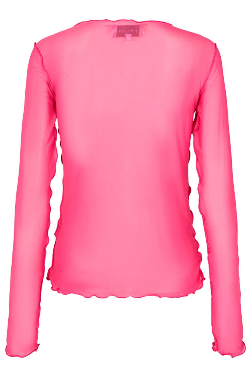 Liberte - Mesh-Top - Pink Bluser