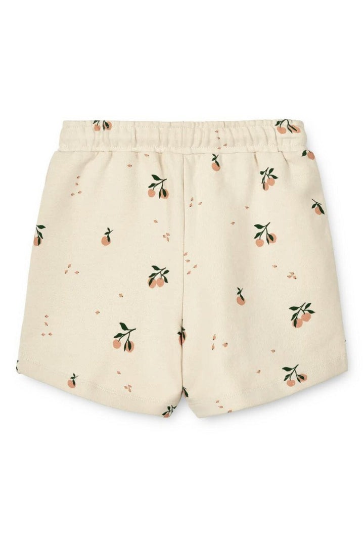 Liewood - Gram Printed Sweatshorts - Peach / Sea Shell Shorts 