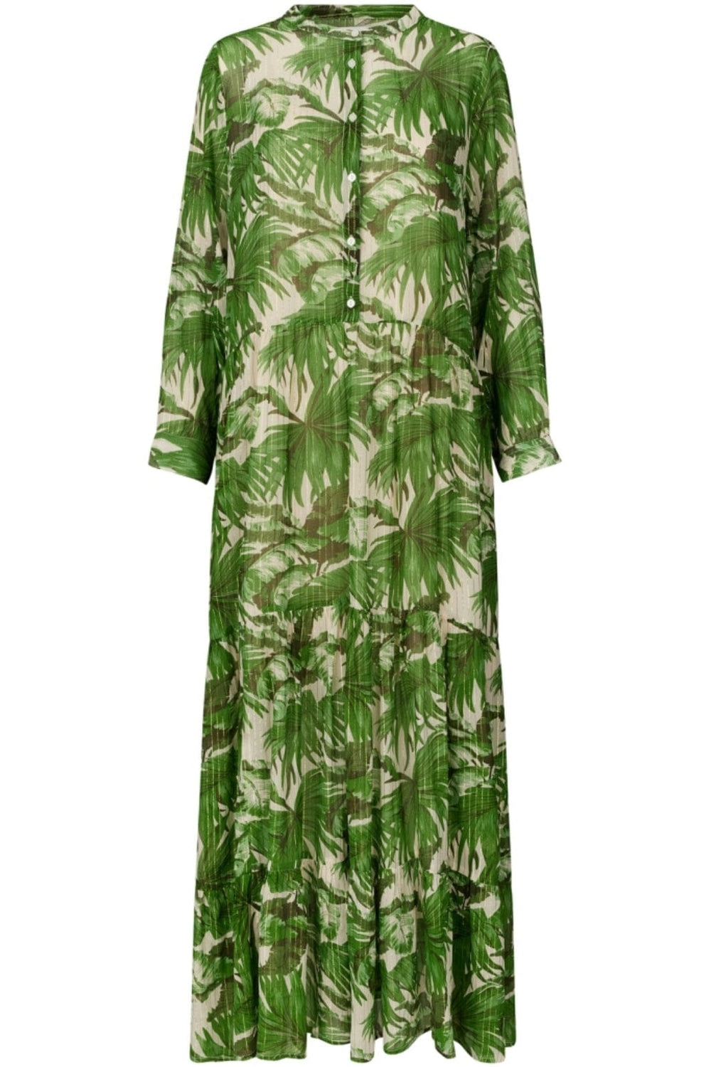 Lollys Laundry - NeeLL Maxi Dress LS - 40 Green Kjoler 