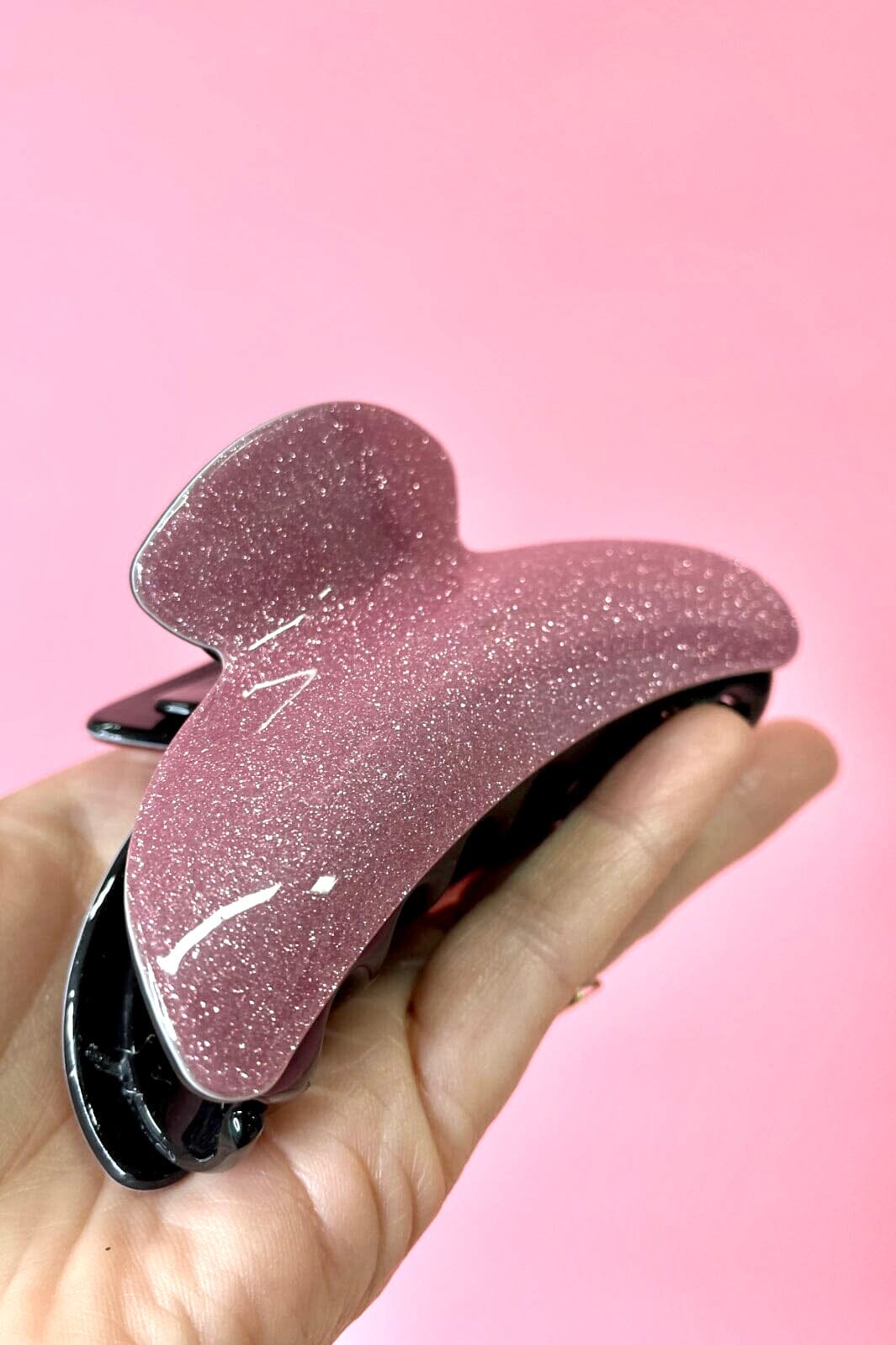 Mellow Moon - Hair-Clips - Pink Glitter Hårspænder 