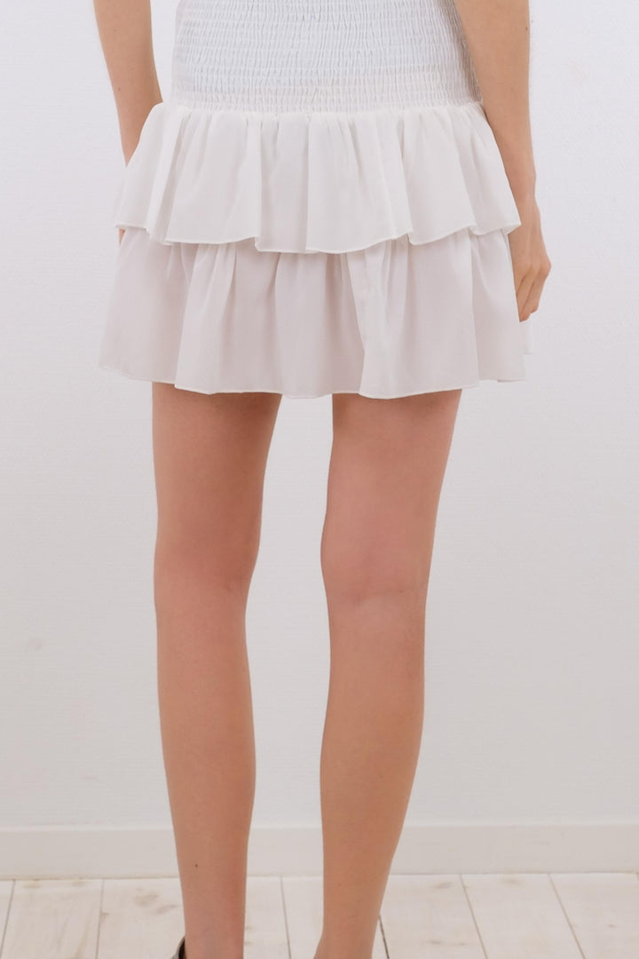 Neo Noir - Carin R Skirt - White