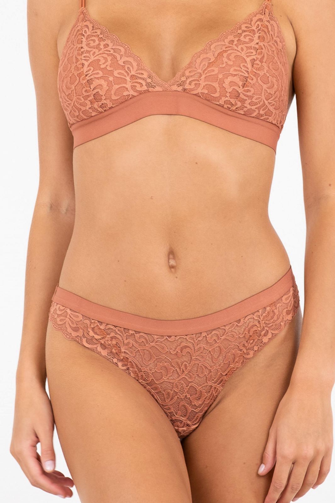 Neo Noir - Skin Kiwi String - Toffee Undertøj