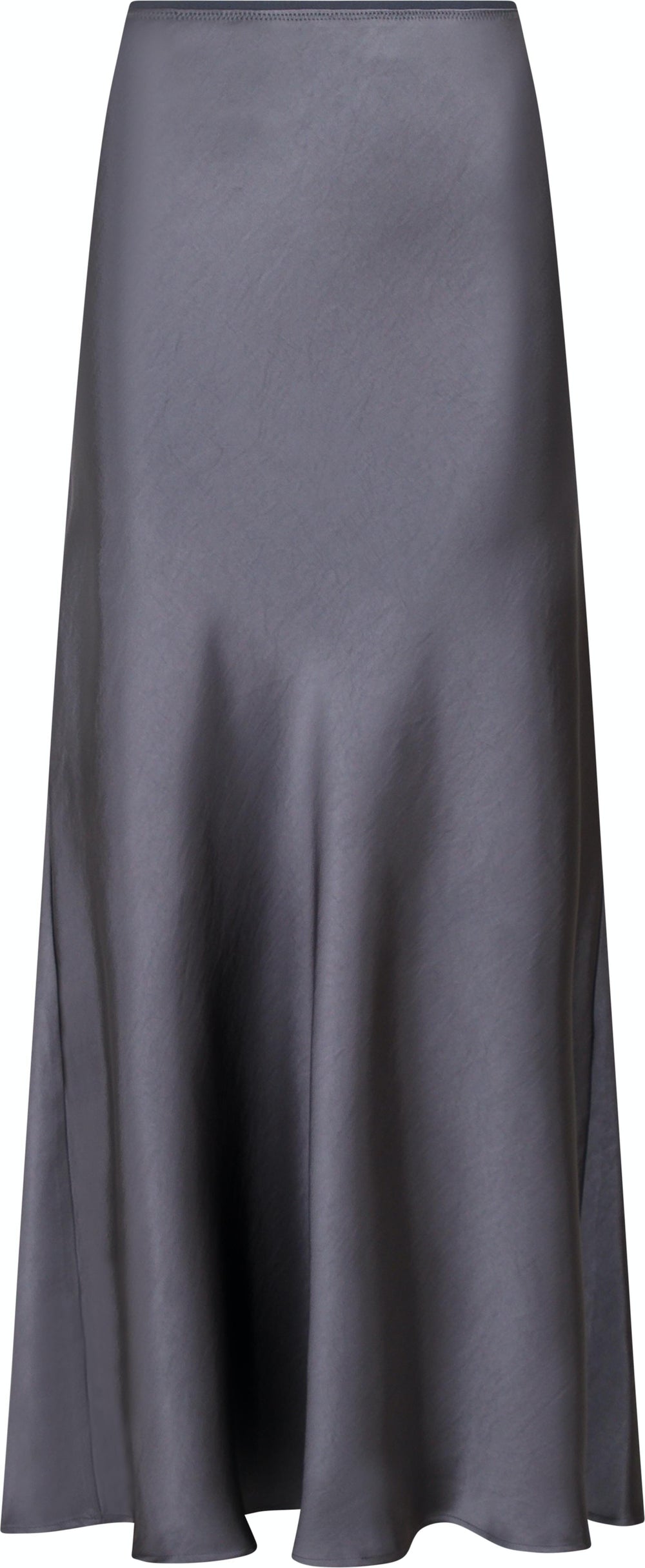 Neo Noir - Vicky Heavy Sateen Skirt - Dark Grey