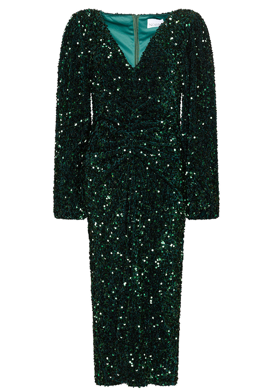 Noella - Teagan Lg. Dress - Green Kjoler 