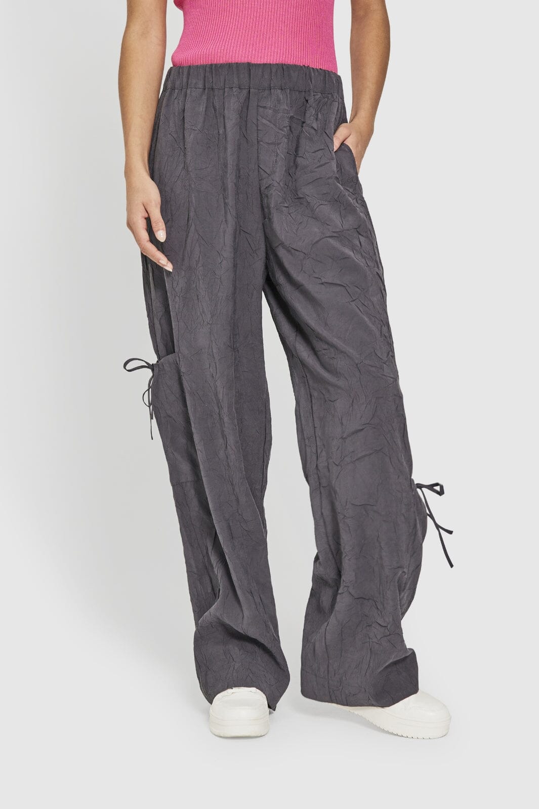 NORR - Moa Pants - Grey Bukser 