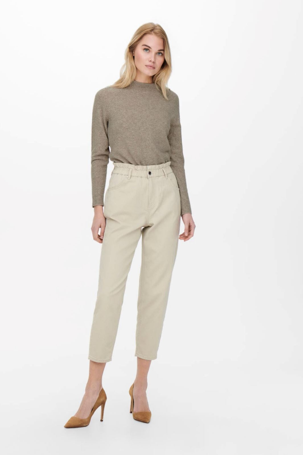 Onlrica Life L S V Neck Pullover Knit Provence Detail Mela main image 0