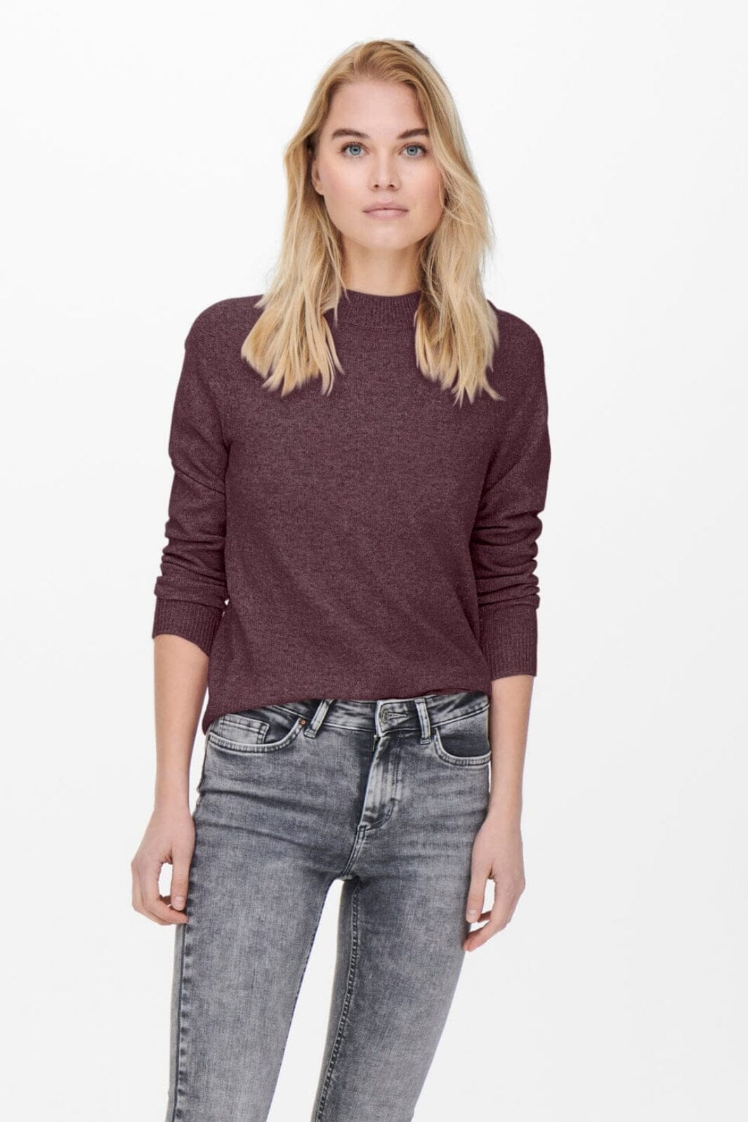 Bestseller A/S Dames ONLRICA Life L/S V-hals PULLO KNT NOOS
