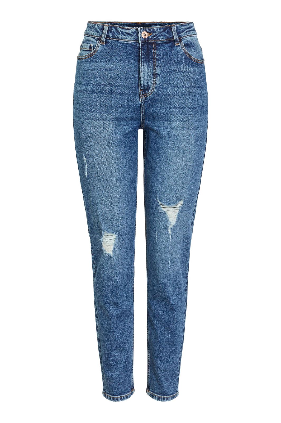 Pieces Curve - Pckesia Ankst Qx - 3975469 Medium Blue Denim Jeans