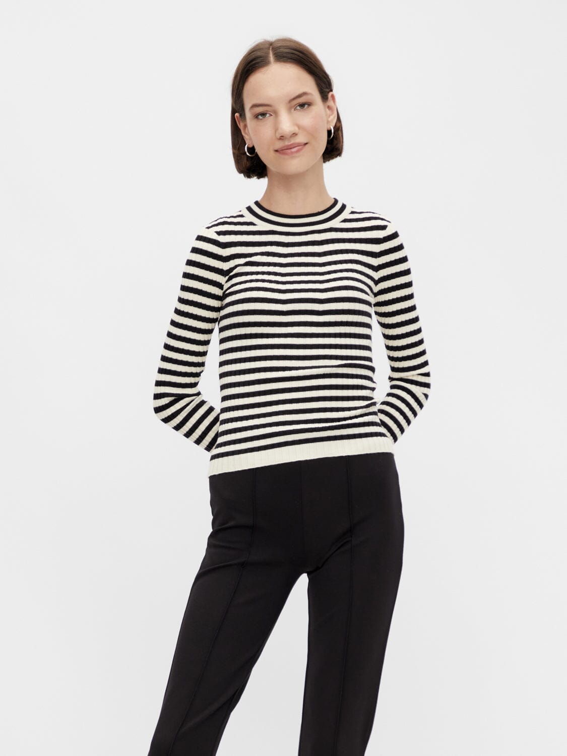 Pccrista Ls O Neck Knit Birch main image 0