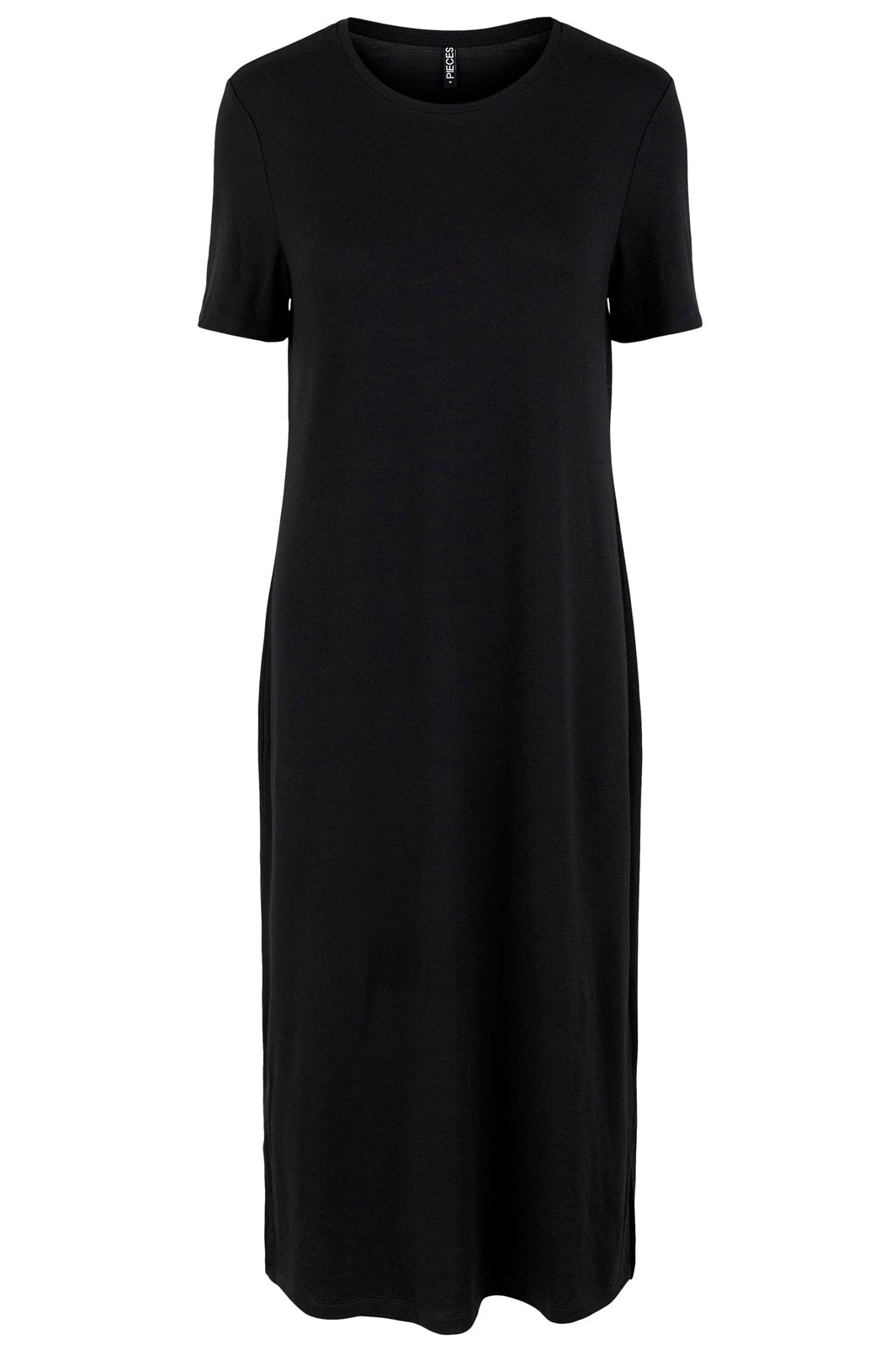 Pieces - PcOnika SS Midi Dress - Black Kjoler